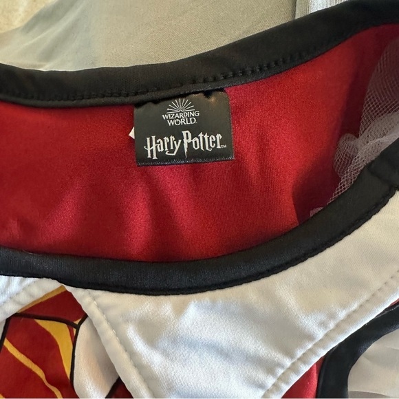 Harry Potter Gryffindor Deluxe Fit & Flare Dress Halloween Costume, Adult S/M - Picture 6 of 12